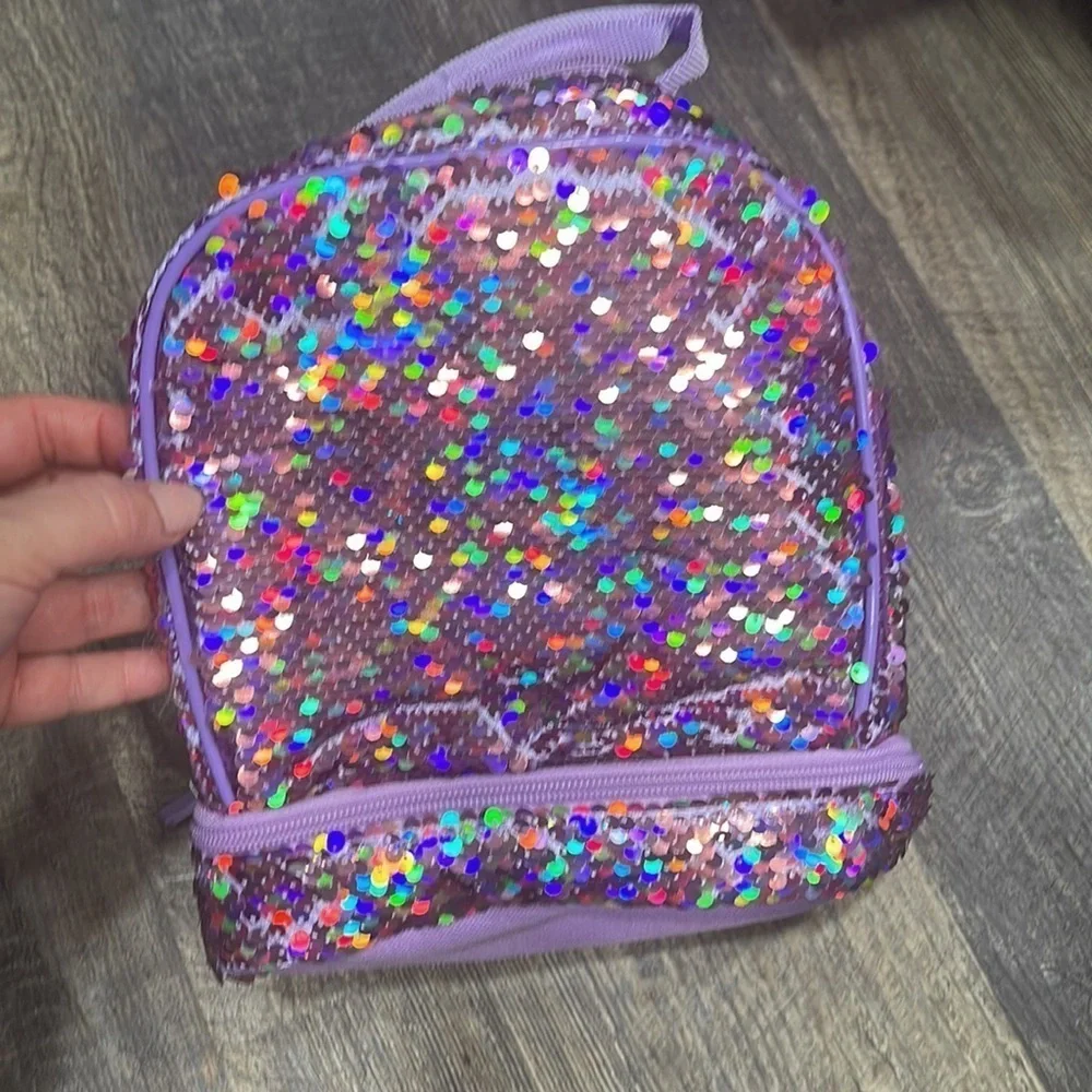 Reusable sparkly lunch bag